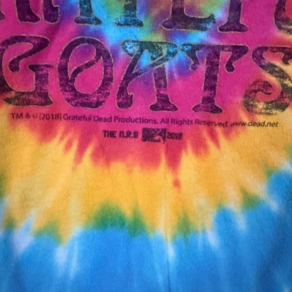 Grateful Dead Grateful Goats Tie Dye Shirt Mens 2XL The Victory 2018 Stealie - Picture 4 of 8